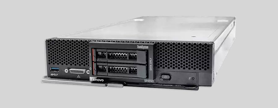 NAS Lenovo ThinkSystem SN550 Blade Server verileri nasıl kurtarılır