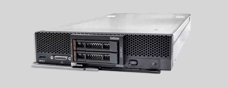 NAS Lenovo ThinkSystem SN550 V2 Blade Server verileri nasıl kurtarılır