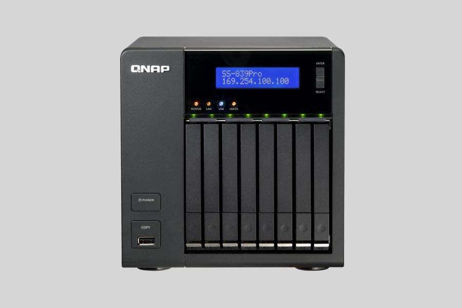 NAS QNAP SS-839 Pro verileri nasıl kurtarılır