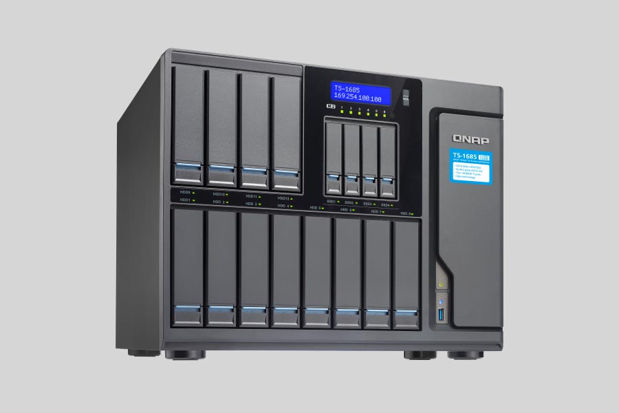 NAS QNAP Turbo Station TS-1685 verileri nasıl kurtarılır