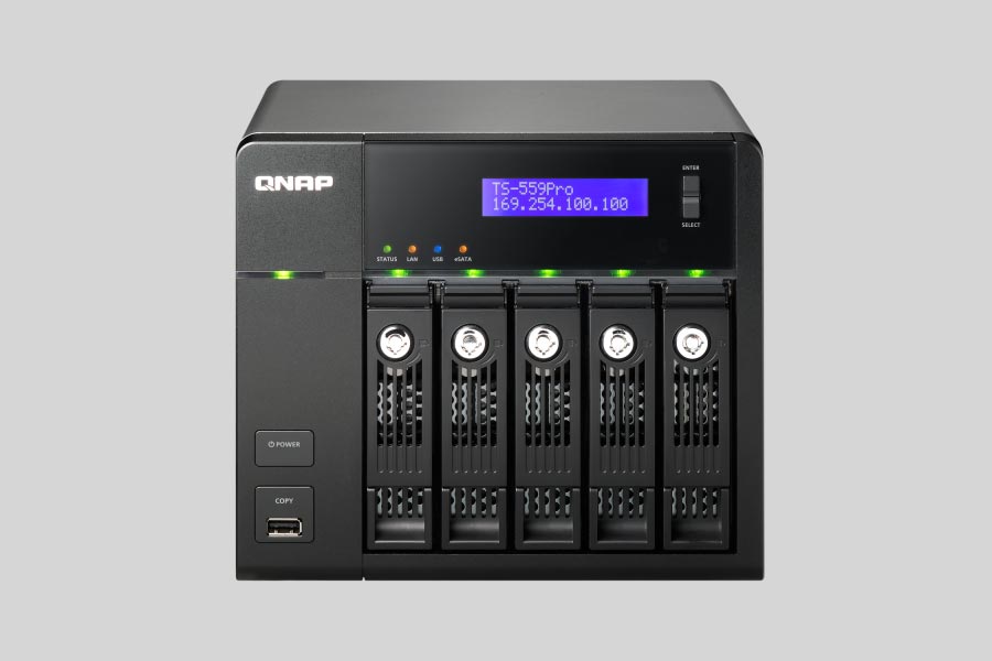 NAS QNAP Turbo Station TS-559 Pro / TS-559 Pro II / TS-559 Pro+ verileri nasıl kurtarılır