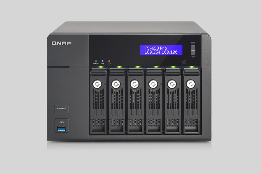 NAS QNAP Turbo Station TS-653 Pro / TS-653A verileri nasıl kurtarılır