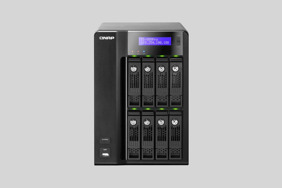 NAS QNAP Turbo Station TS-809 Pro / TS-809U-RP verileri nasıl kurtarılır