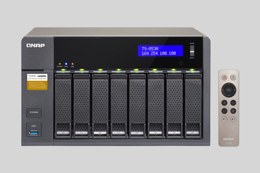 NAS QNAP Turbo Station TS-853A / TS-853BU verileri nasıl kurtarılır