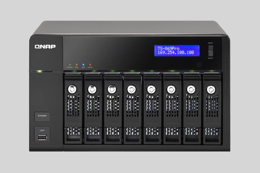 NAS QNAP Turbo Station TS-869 Pro / TS-869L verileri nasıl kurtarılır