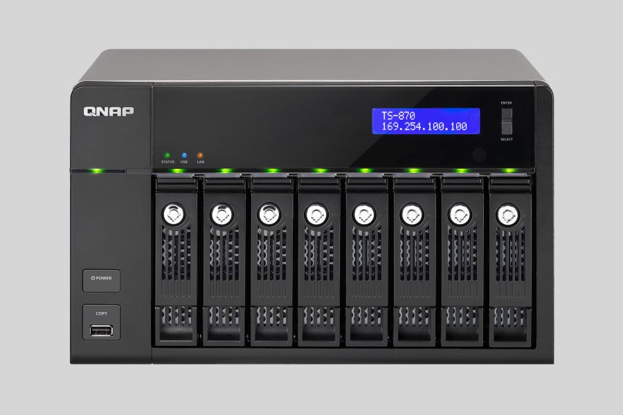 NAS QNAP Turbo Station TS-870 / TS-870 Pro verileri nasıl kurtarılır