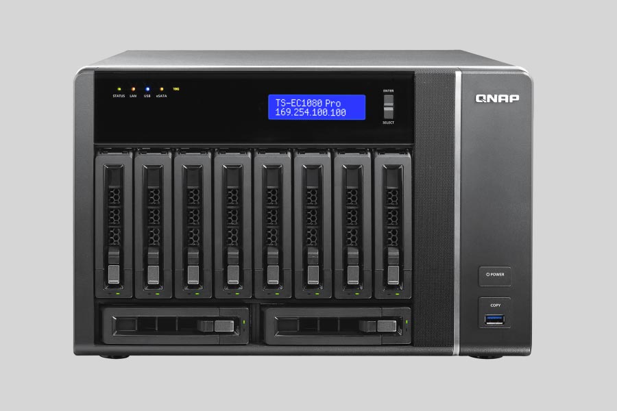 NAS QNAP Turbo Station TS-EC1080 Pro verileri nasıl kurtarılır