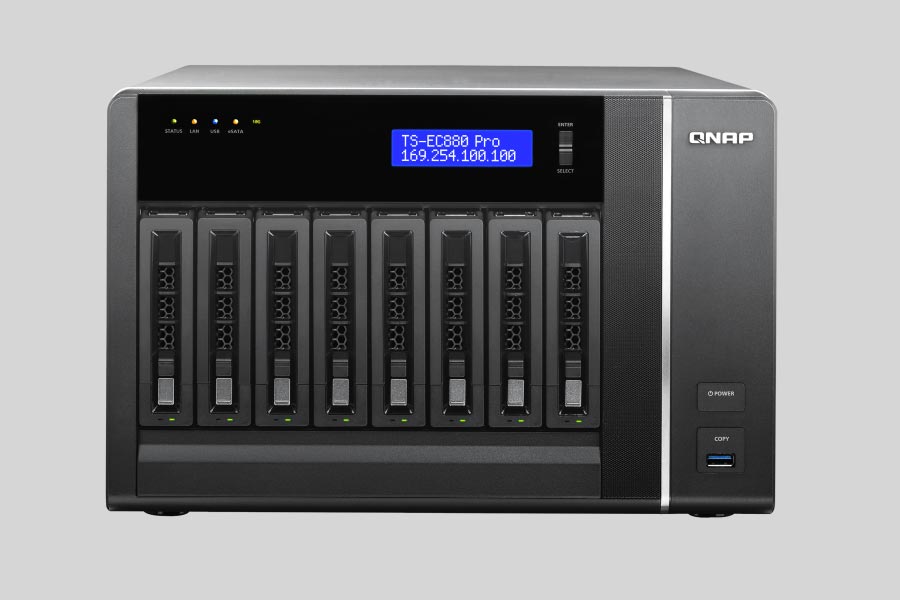 NAS QNAP Turbo Station TS-EC880 Pro / TS-EC880U verileri nasıl kurtarılır