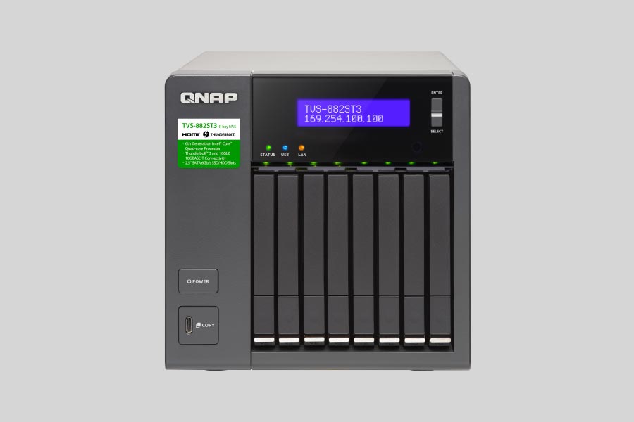 NAS QNAP TVS-882ST3 verileri nasıl kurtarılır