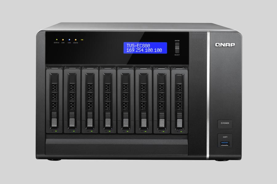 NAS QNAP TVS-EC880 verileri nasıl kurtarılır