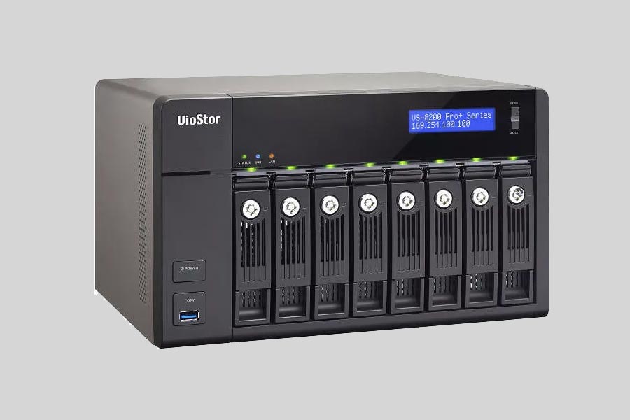 NAS QNAP VS-8224 Pro+ verileri nasıl kurtarılır