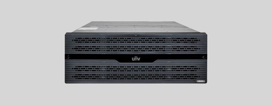 NAS Uniview DE3124-V2 verileri nasıl kurtarılır