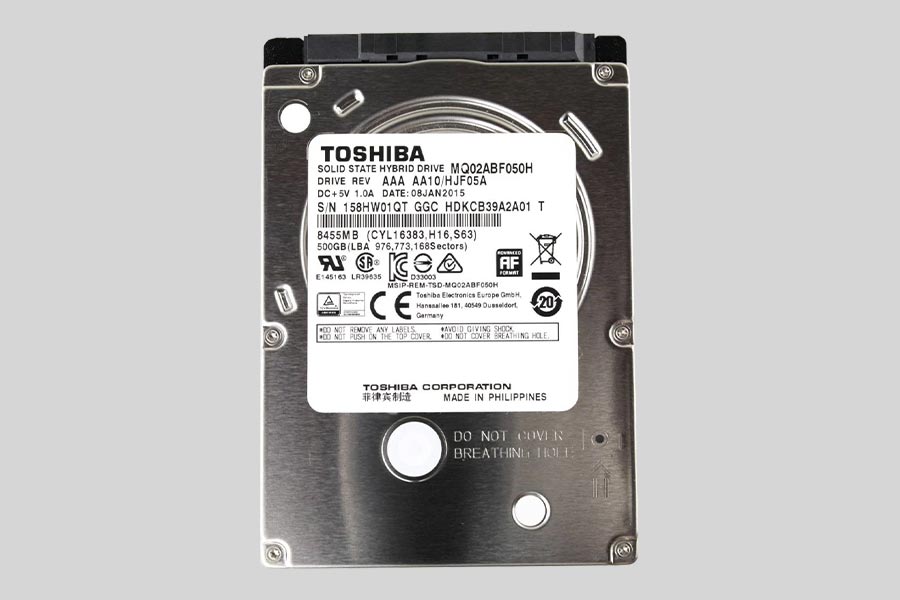 SSHD Toshiba veri kurtarma ve onarımı