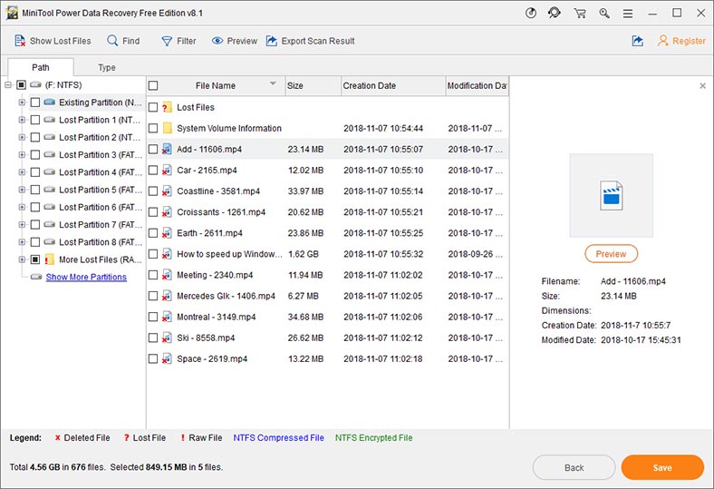 MiniTool Data Recovery - kayıp dosyalar