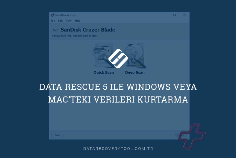 Data Rescue 5 ile Windows veya Mac’teki verileri kurtarma