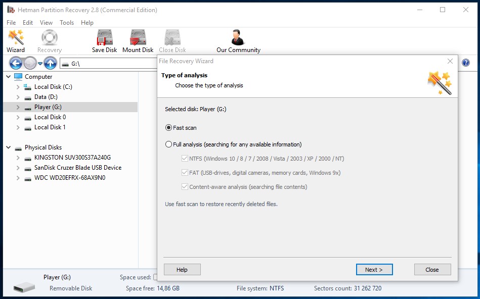 «SECURITY1_INITIALIZATION_FAILED» hatasından sonra dosya kurtarması