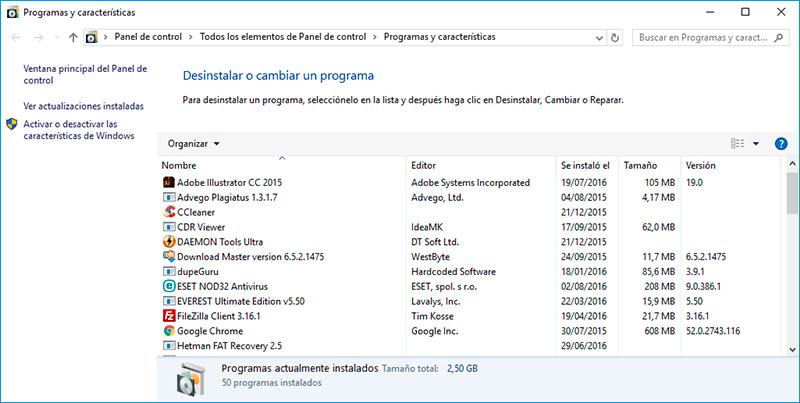 Windows XP Programları ve Özellikleri